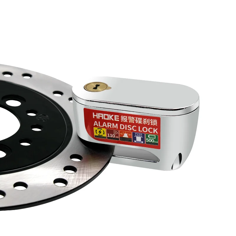 Motorbike Lock Cylinder Alarm Disc Brake Lock Candado Para Moto Motorcycle Disc Lock Alarm