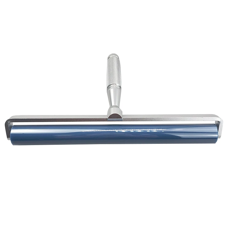 PCB Dust Removal Reusable 12inch Alloy Handle Cleanroom Anti Static ESD Rubber Sticky Roller