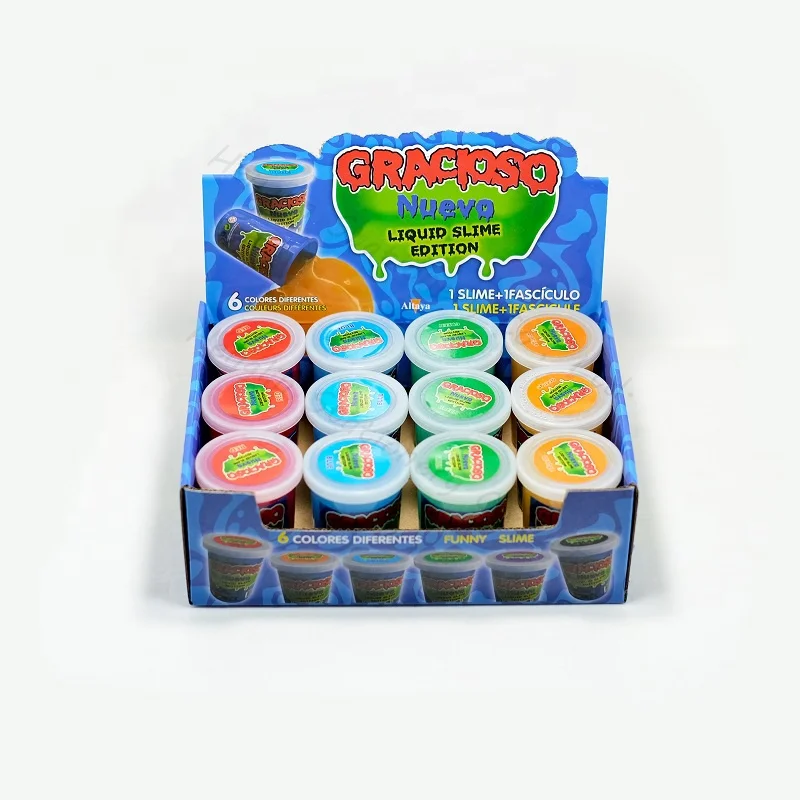 2021 New Arrival 4 Colors Jelly Play Dough Slime Kids Funny DIY Jelly Slime galaxy Charm Luminous Slime Toys Kit