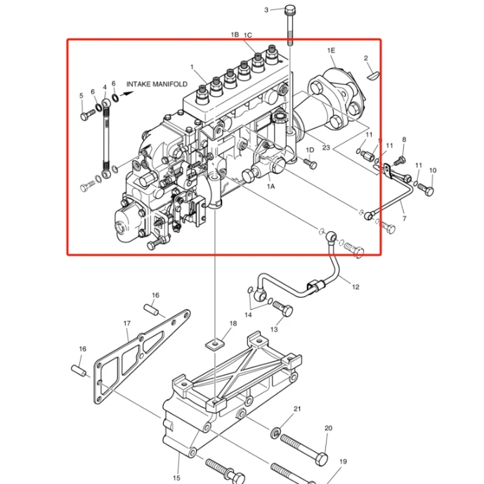 Китайский поставщик Commonrail топливный насос Injection-Pump-14B инжекторный запасные части