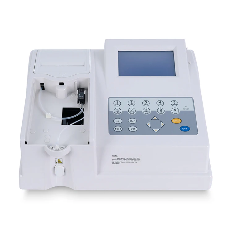 YSTE-21BV High quality portable touch screen semi-auto biochemical analyzer for veterinary