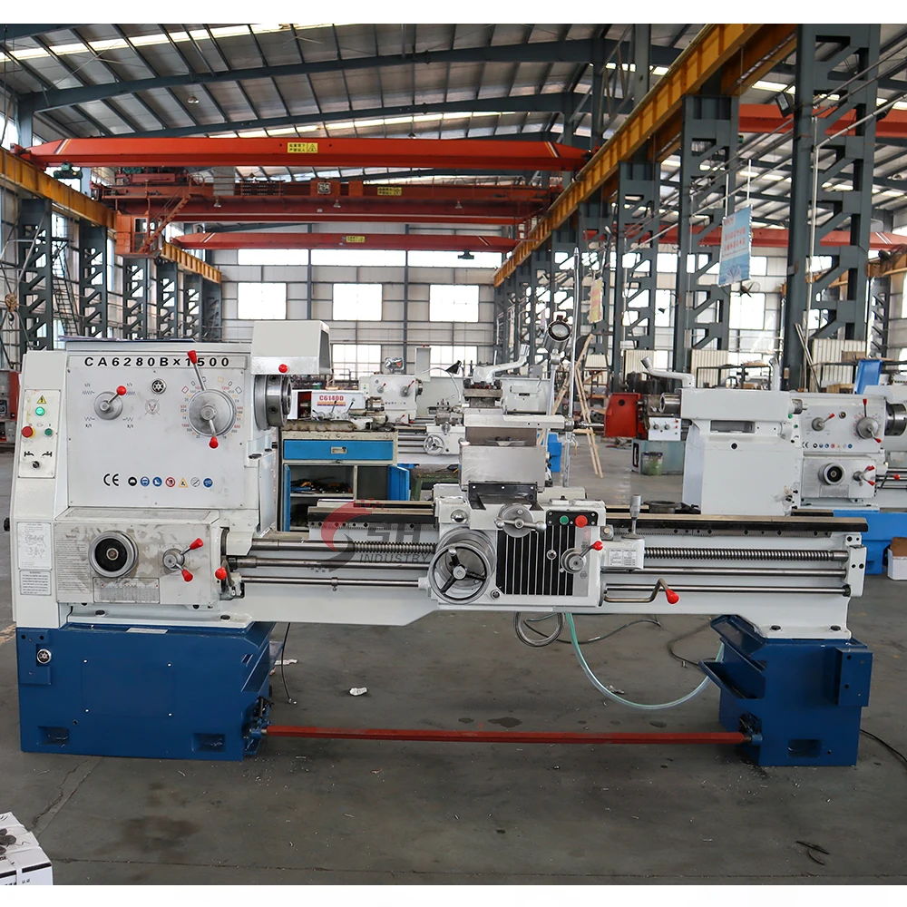 easy operate Body processing conventional lathe machine CA6140 horizontal manual lathe
