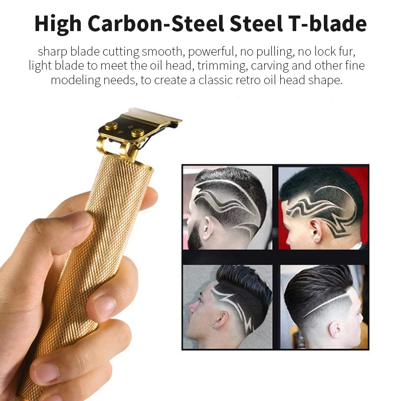 T9 Factory Direct Rechargeable Tondeuse Cordless Electric Hair Clippers Men Hair Cutting Machine Aparador de Cabelo T9 Dragon