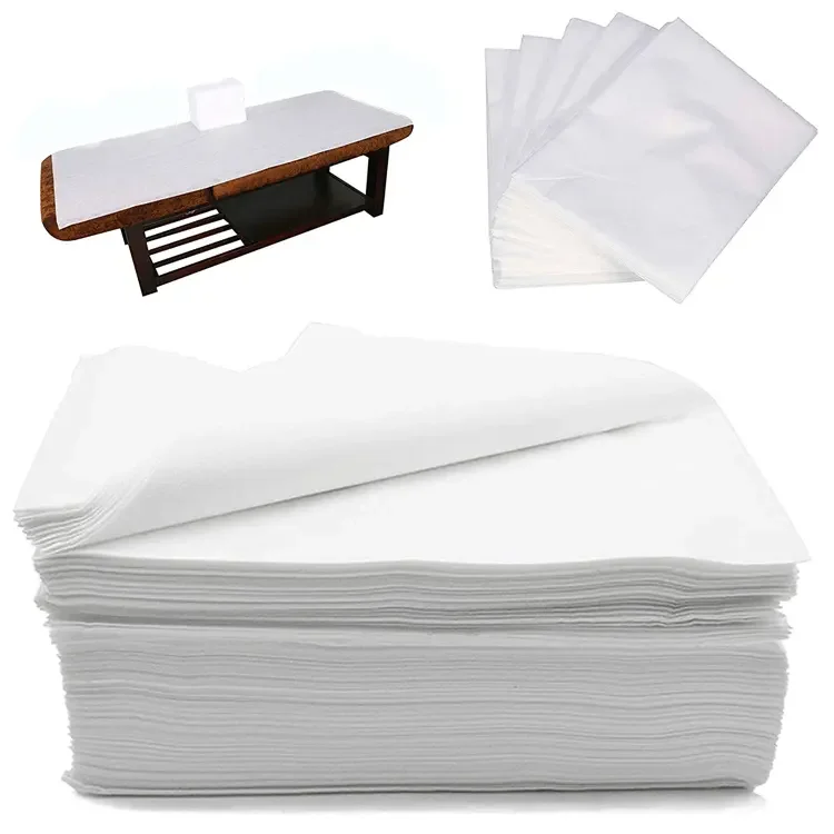 Wholesale PP+PE Non Woven Fabric Single Use Disposable Bedsheet Disposable Massage Bedsheet For Hospital Beauty Salon
