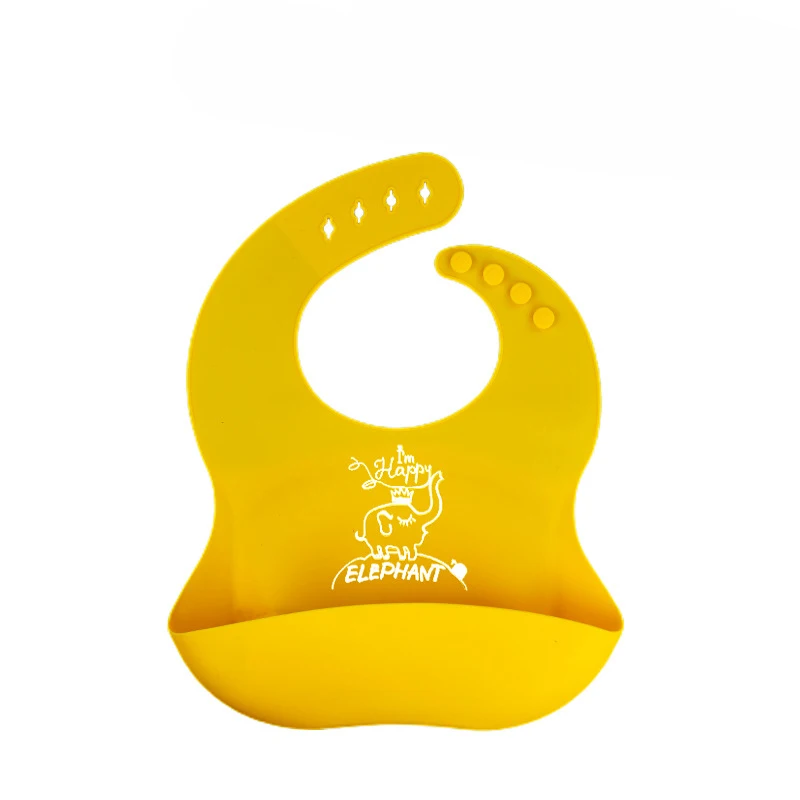 
Fashionable silicon Baby Bib Waterproof Infant Bibs Newborn Feeding Cloth Toddle Boys Girls Adjustable Different Styles of Bibs 