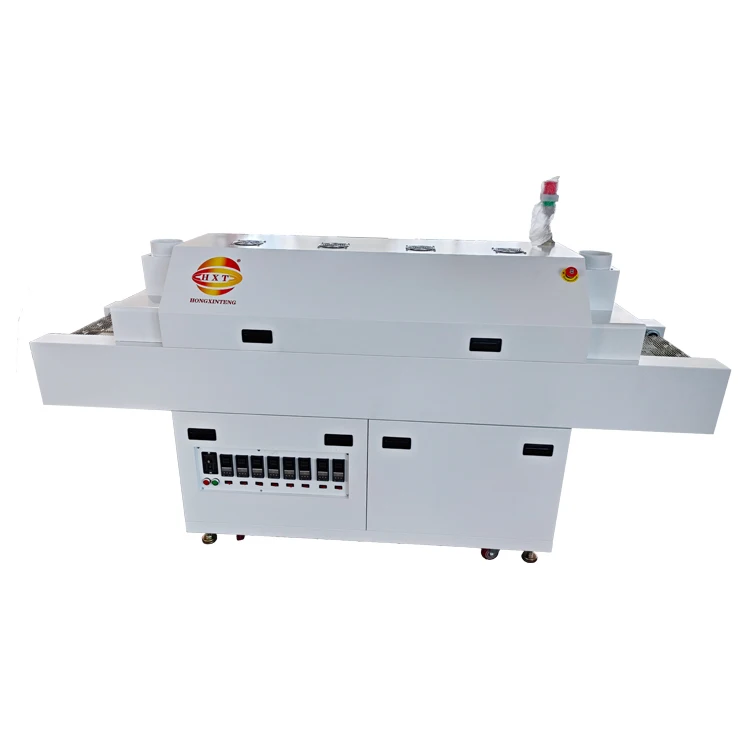 Desktop smt soldering machine automatic mesh belt  welding equipment reflow oven pcb solder 4 zone reflow solder machine