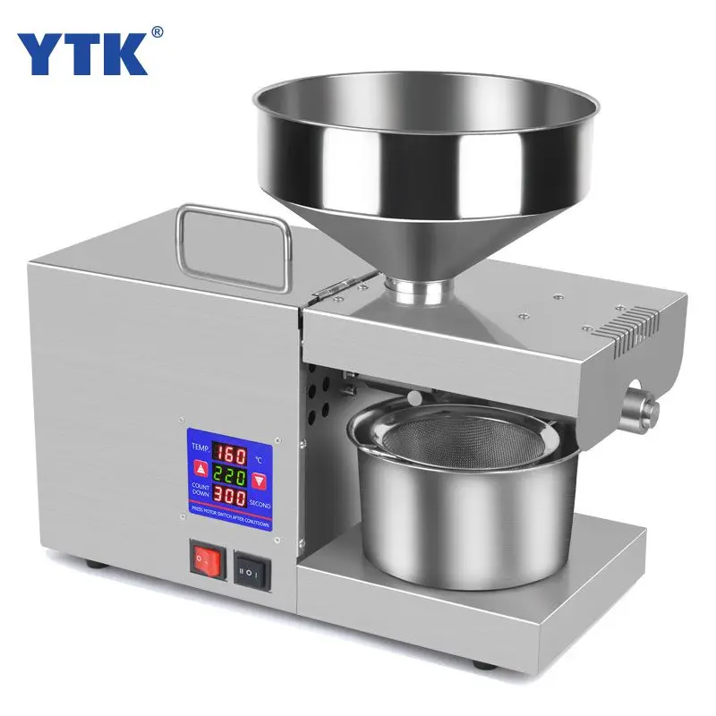 Home Smart Automatic Oil Press Machine Good Sunflower Soy Bean Oil Cooking Oil Making Machines For Small Business