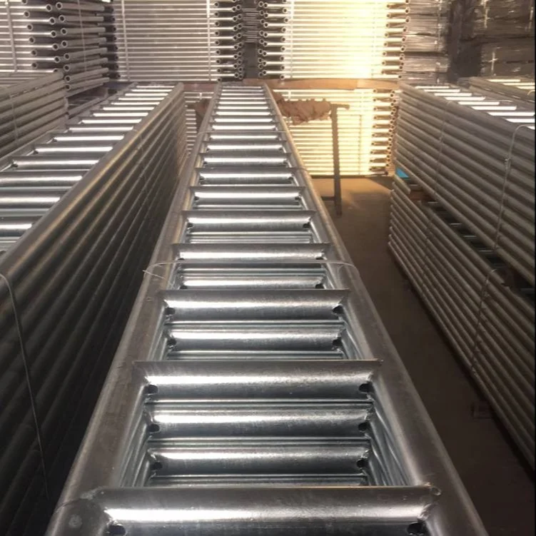 OEM construction Plated HDG Scaffolding Steel Ladder Beam Ladder construction ladder