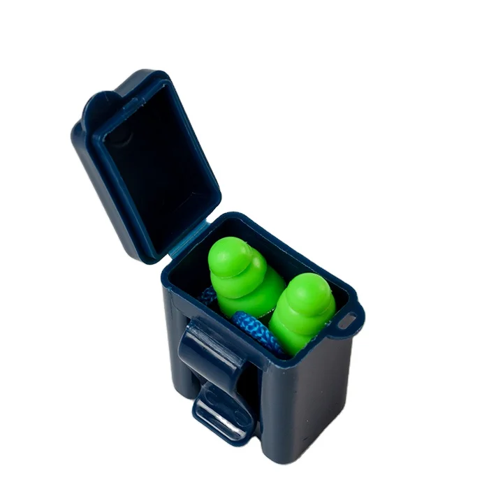 silicone rubber ear plug with rope