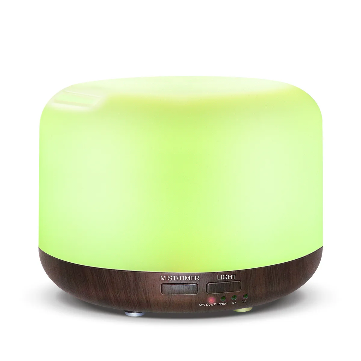 CPYP Round Mouth Grain Aroma Essential Oil Diffuser Humidifier 300ML for Office Home Study Spa with 7 Color Lights
