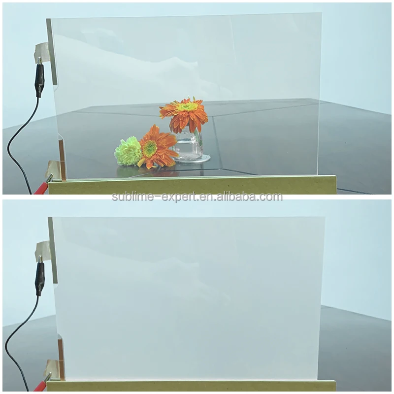 TQX Pdlc Smart Glass Film for Office electric window pelcula electmica transporte Custom Switchable Glass PDLC Film