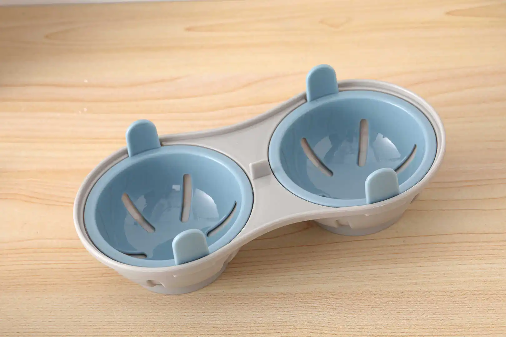 Breakfast magic Eggs Poacher Double Cup Egg Broiler Oven Breakfast Cookware Kitchen Steamed Poached