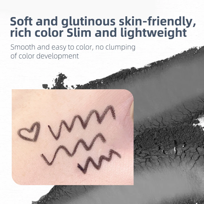 High Quality Cheap Rich Color Chemical Ingredient Skin-Friendly Beauty Makeup Brush Eyeliner