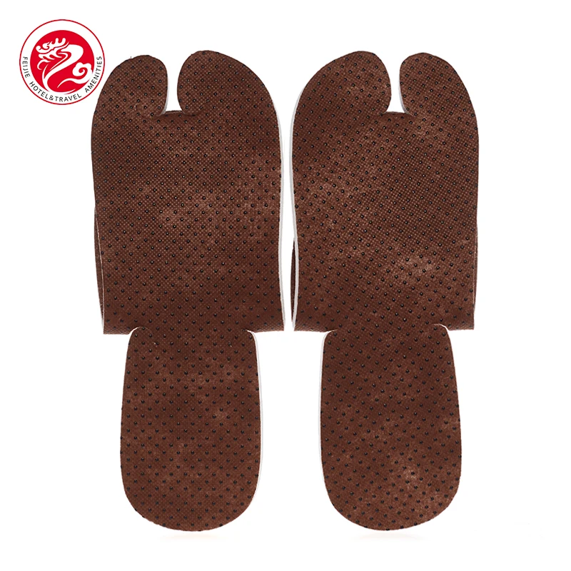 Wholesale Custom Luxury Hotel High Bedroom Disposable Spa Slippers, new design hotel flip flop slipper