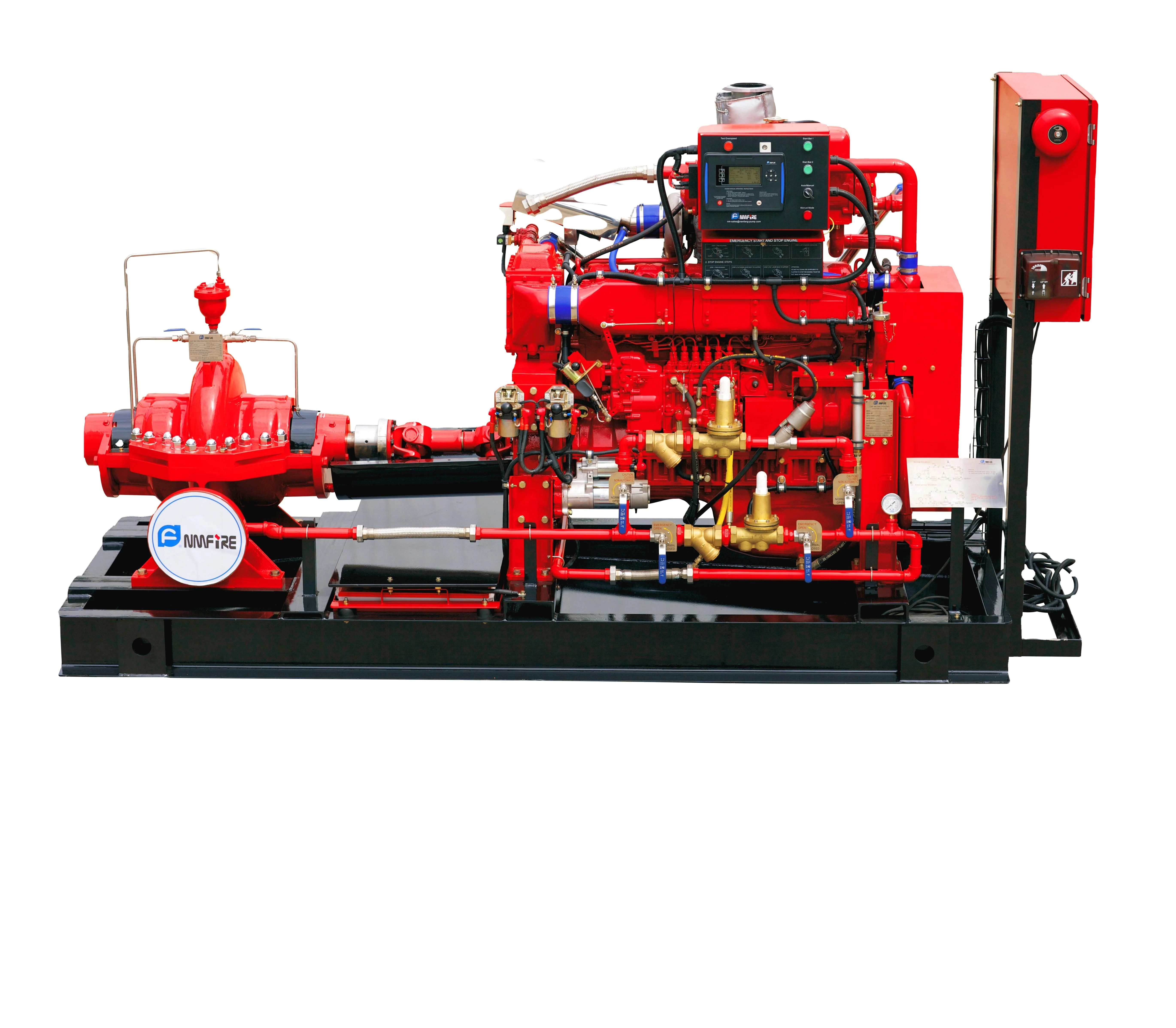 Fire Fighting Diesel Engine pump FM Listed FM Approved with jockey pump and Tornatech control panel