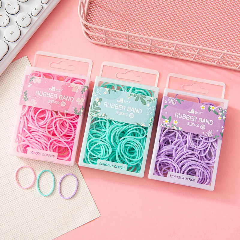 Color naturalrubber small leather ring high elastic durable 25MM rubber band kindergarten labor saving DlY rubber ring wholesale