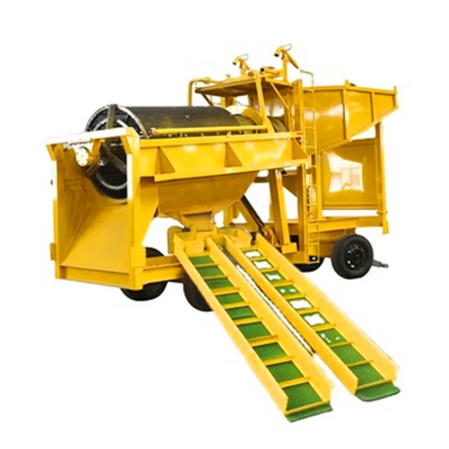 High Quality 2021 Gold Diamond Trommel Washing Plant Most Sold 2021 Separating Machine Gravity Separator Gold Mining 3000x2200mm