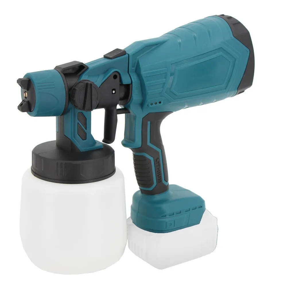 New Cordless Electric Sprayer Rechargeable Lithium Battery Spraying Machine 1000ml Electric Furniture Steel Coating Sprayer