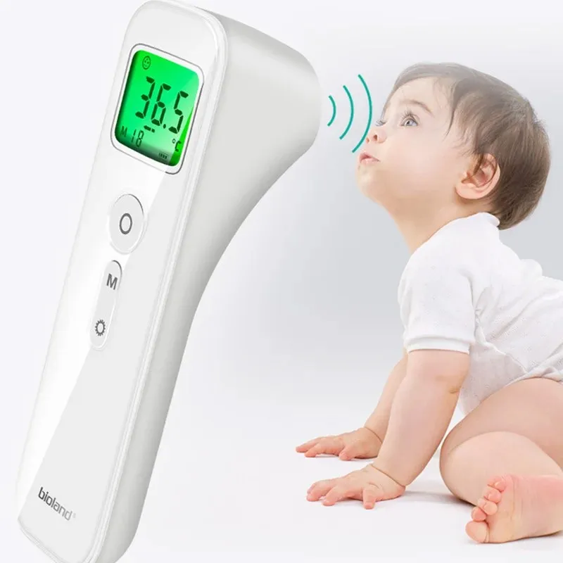 YTD Medical Non-Contact Infrared Forehead Thermometer Digital Device for Measuring Fever in Children Infants