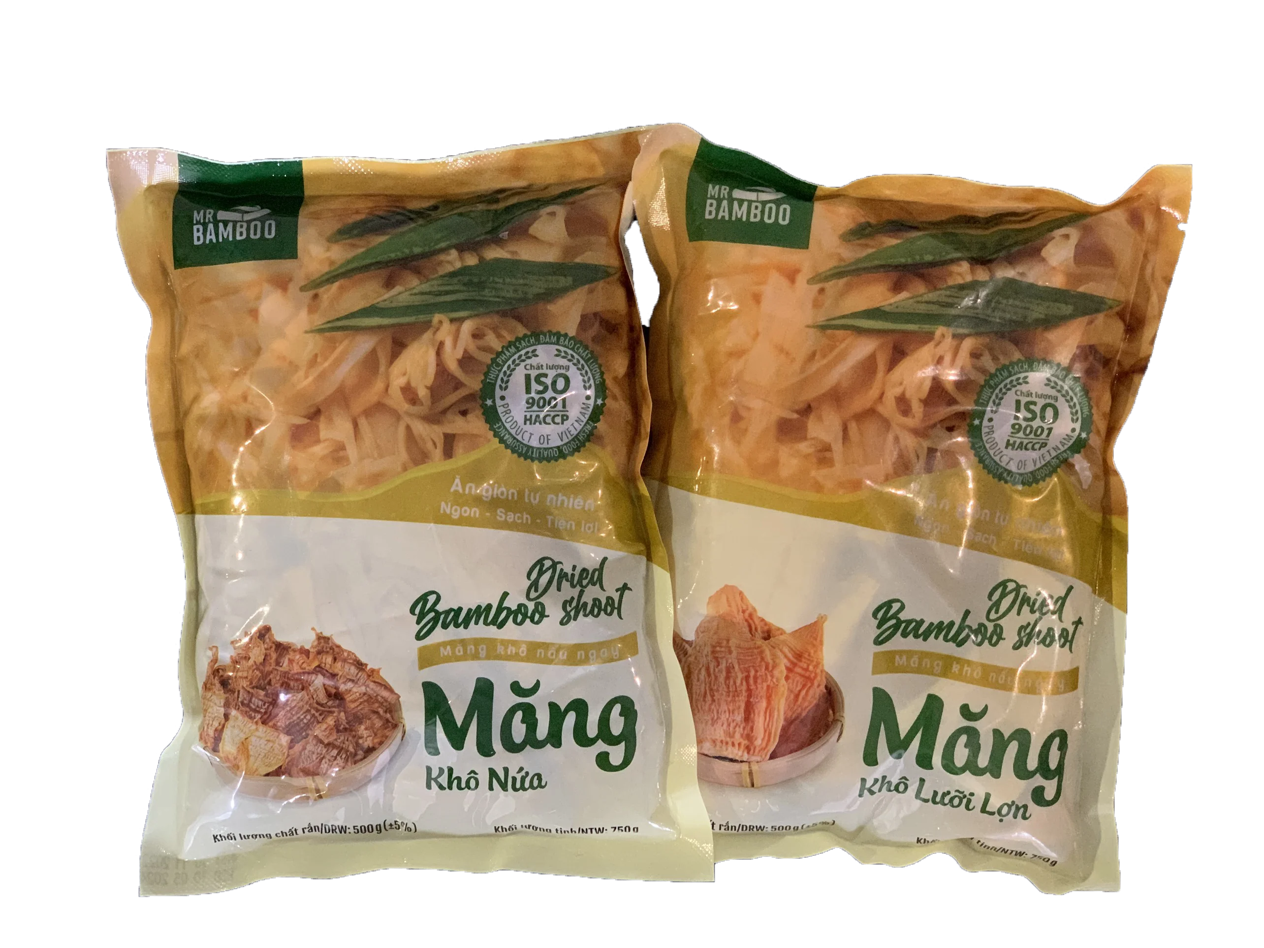 Vietnamese Fresh Bamboo Shoots In Packet Pale Color Mildly Sweet Taste 24 Months Packaging Vacuum Pack 0.5 kg In Weight