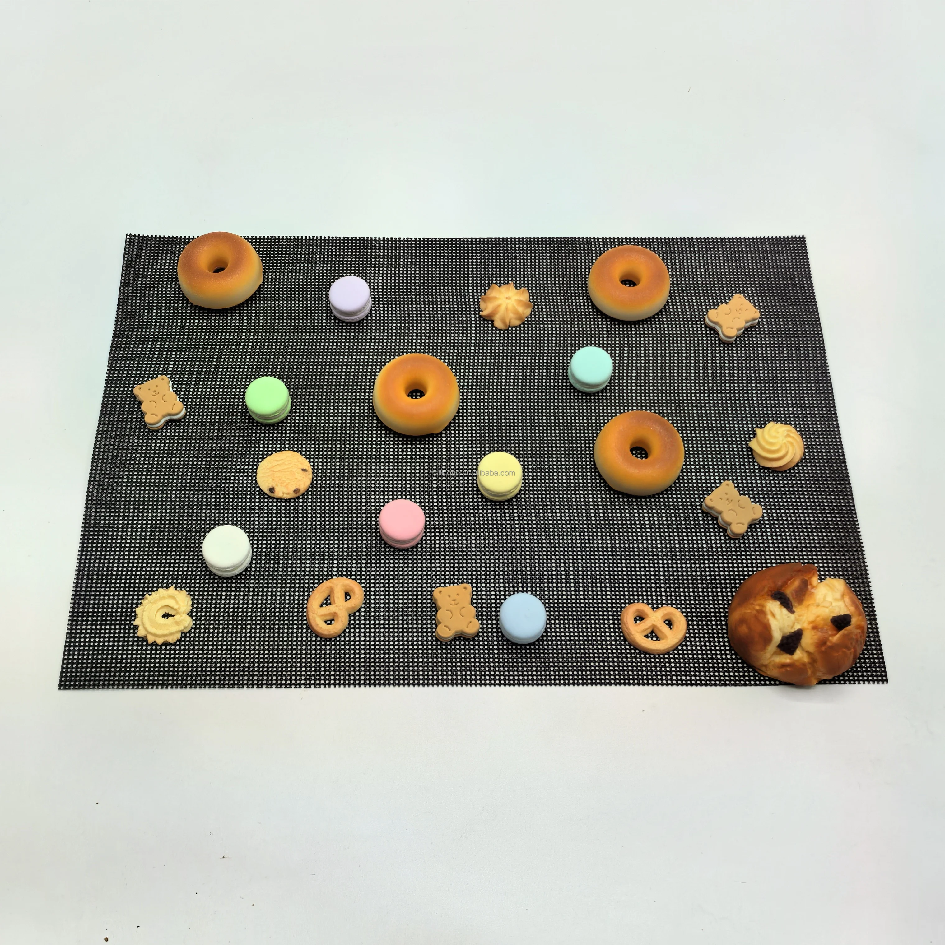 Support customised sizes Silicone Dehydrator Mat 40*60cm 2*2mm hole Non Stick Silicon Dehydration Sheets for Fruit Dryer Machine