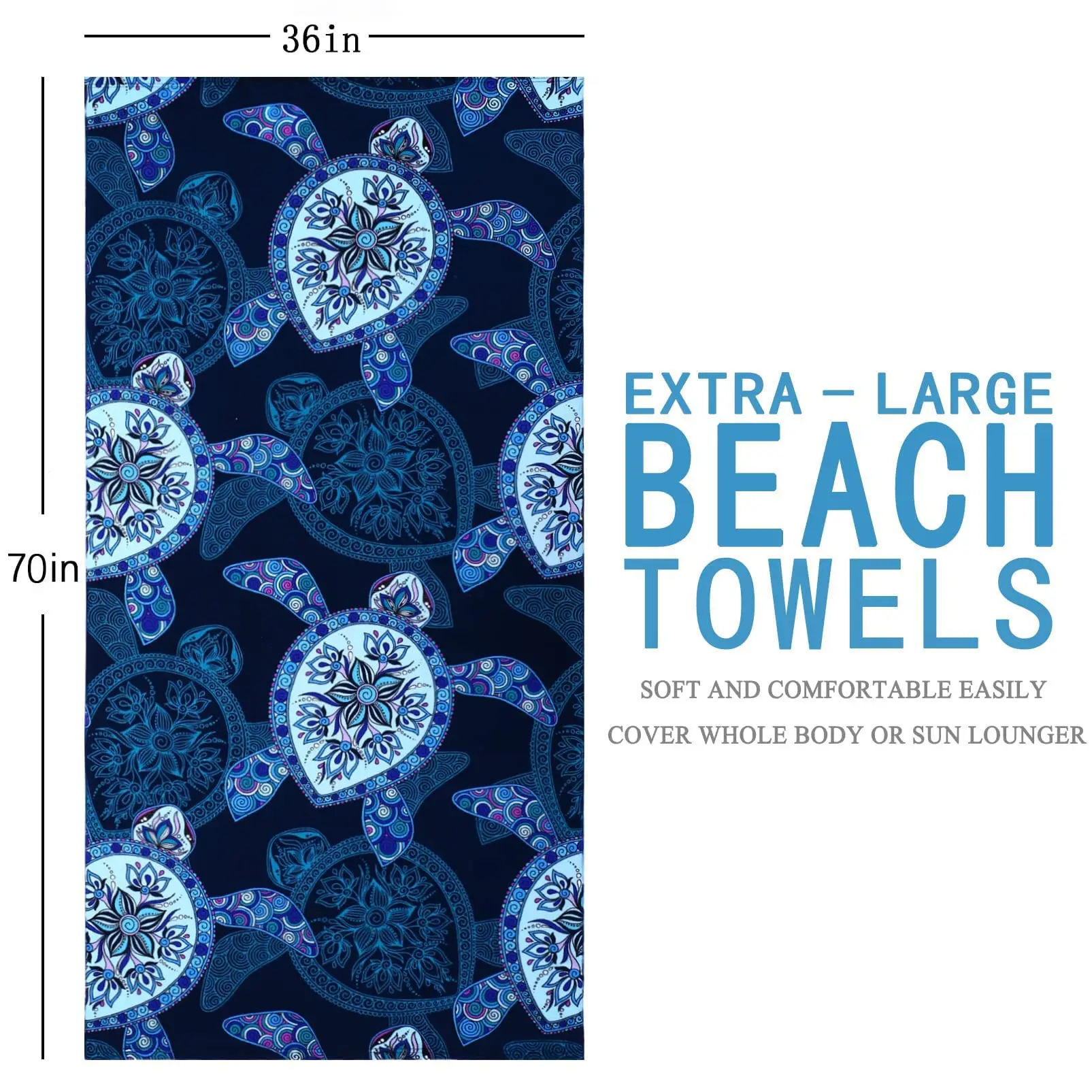 Высококачественное пляжное полотенце с принтом и логотипом, абсорбирующее пляжное полотенце из микрофибры без песка на заказ, популярное