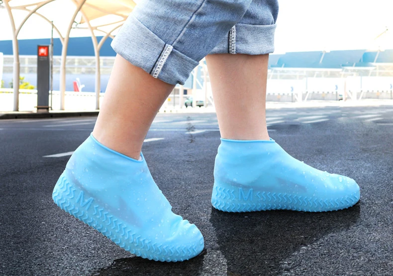 Waterproof Shoe Cover Silicone Material Unisex Silicon Shoe Cover Anti Slip Silicone Shoes Cover Water Proof Waterproof