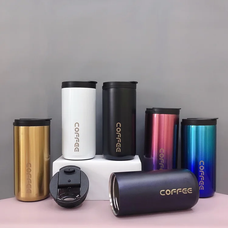 Dazzling Thermo Stainless Steel Vacuum Insulated Custom Logo Coffee Cup