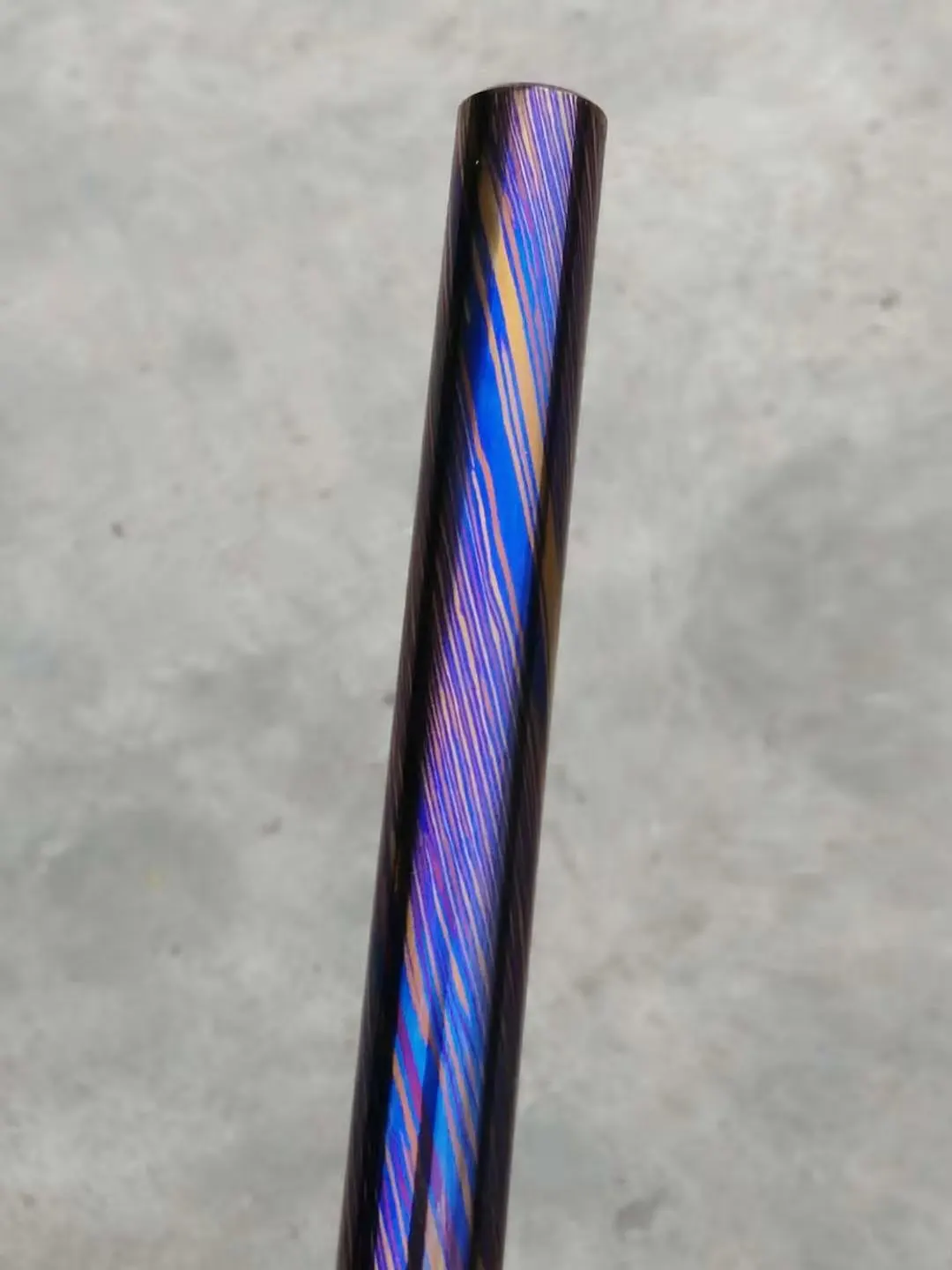 Baoji Custom dia 19.05mm length 304.8mm Mokuti Timascus Round bar Rod damascus  price per kg