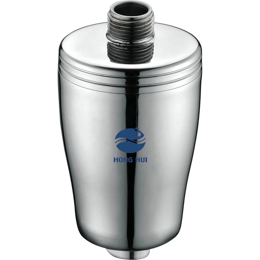 QING YUAN MY-02A SUS304 Stainless Steel Shower Filter Shower Water Purifier For Chlorine Removal