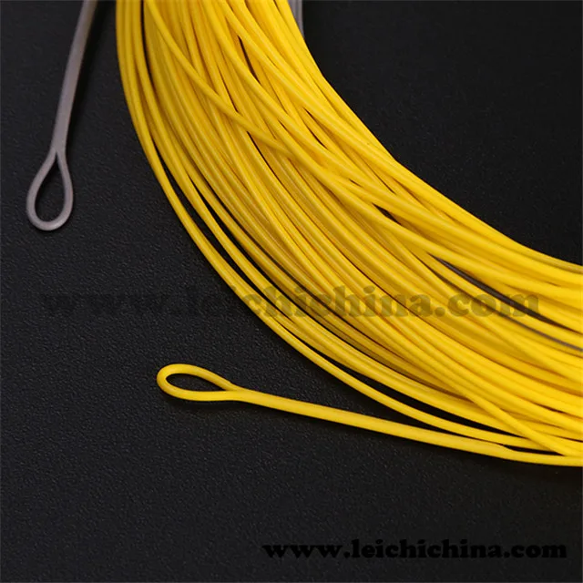 Polyethylene weight forward floating fly fishing line