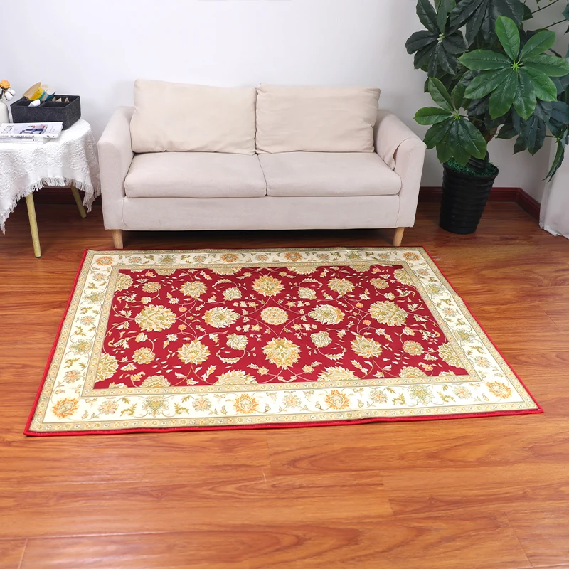 Hot Selling Good Quality Popular Machine Washable Carpets Rugs Luxury Printed Living Room Rug