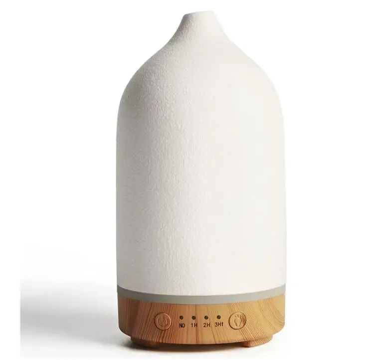 Wholesale Ceramic Essential Oil Diffuser 100ml stock electric ceramic stone ultrasonic aroma diffuser