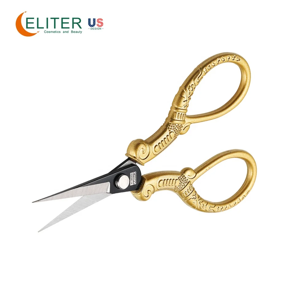 Eliter Hot Sale In Stock Super Sharp Cuticle Nail Scissors Embroidery Sewing Nail Cuticle Scissors With Teeth