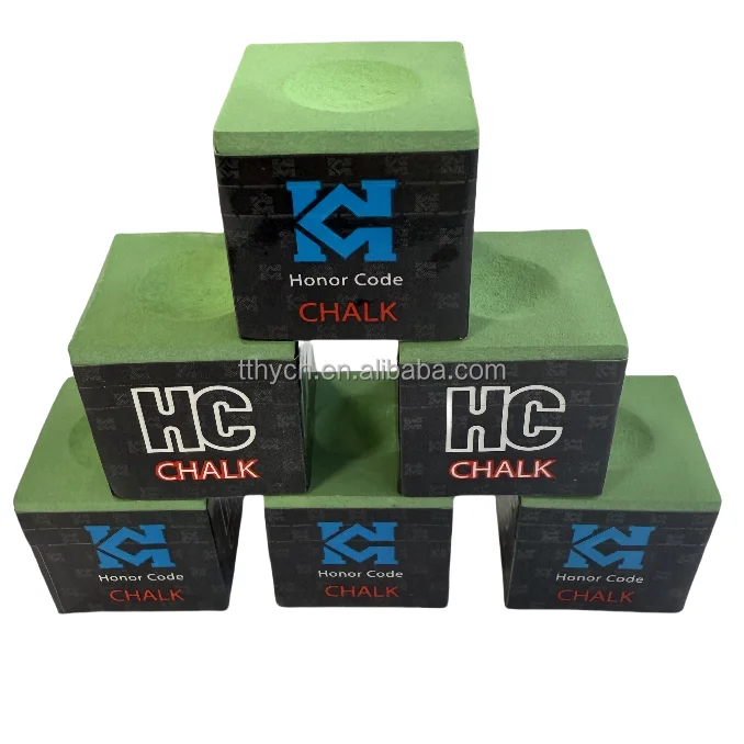 Brand customization Blue Square Chalk for snooker cue pool cue Nodust chalk oil chalk