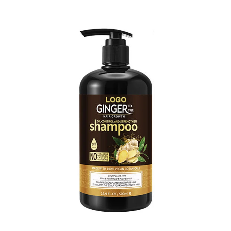 Hair Care Products Regrowth Treatments Strengthening Oil Ginger Hair Loss Shampoo and Conditioner for Dry Hair