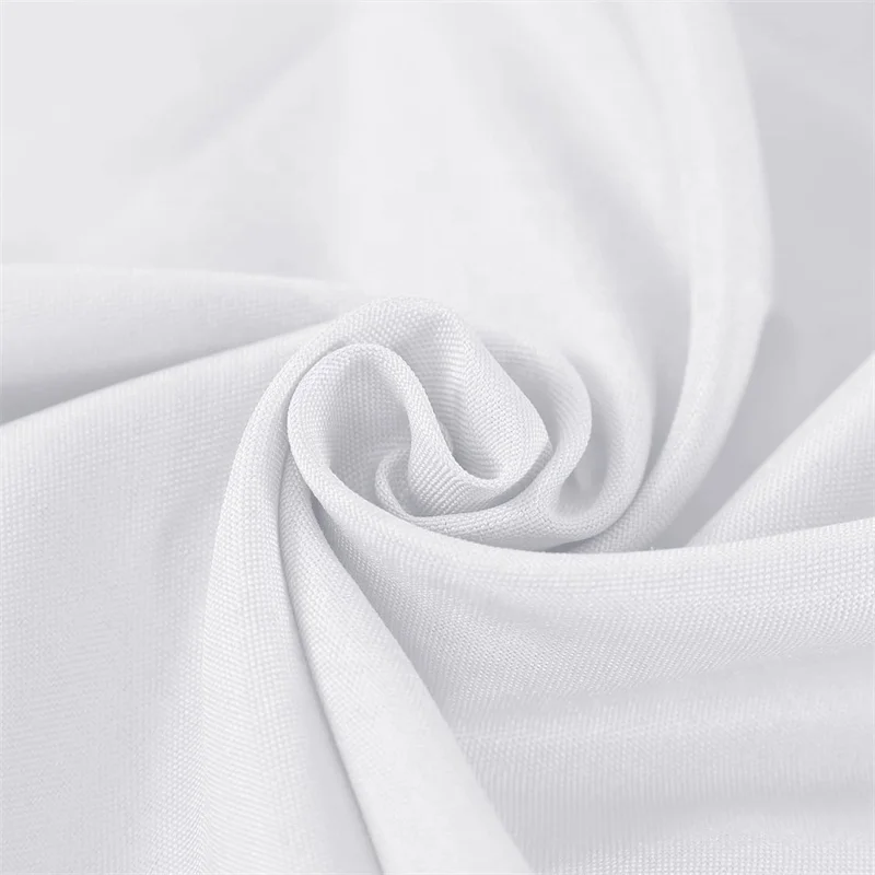 Nappes De Table Ronde Mariage Wedding White Table Clothes Round Tablecloth 132 120 Inch For Weddings Decorations Events