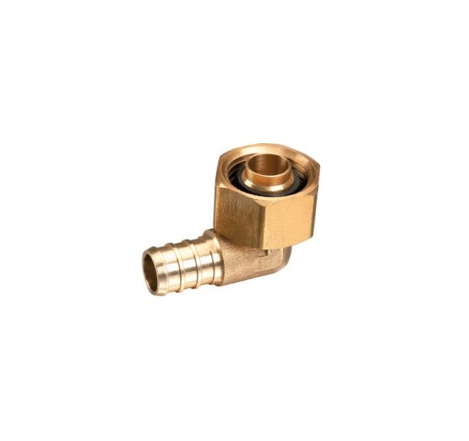 F1807 Lead Free Brass Pex Fitting-Elbow with Sliding Nut