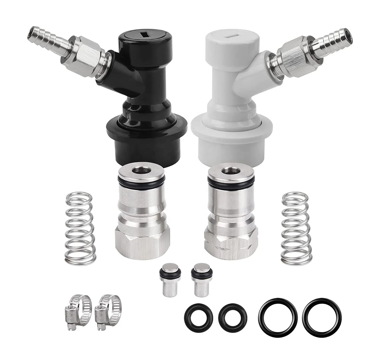 Набор для быстрого отключения шаровой стойки комплект подачи газа и жидкости приготовления пива в домашних условиях из нержавеющей стали
