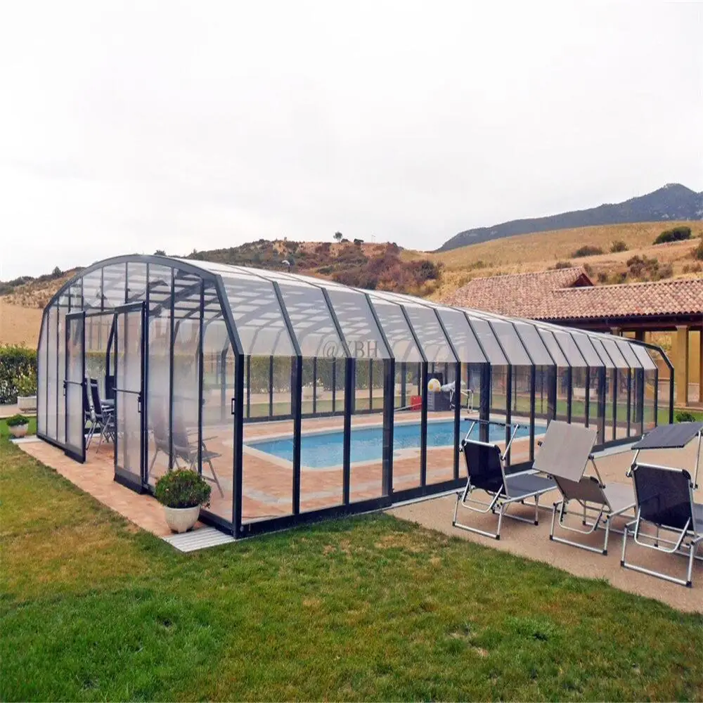 Cheap Aluminum Glass Sunroom Winter Garden Shed Sunhouse