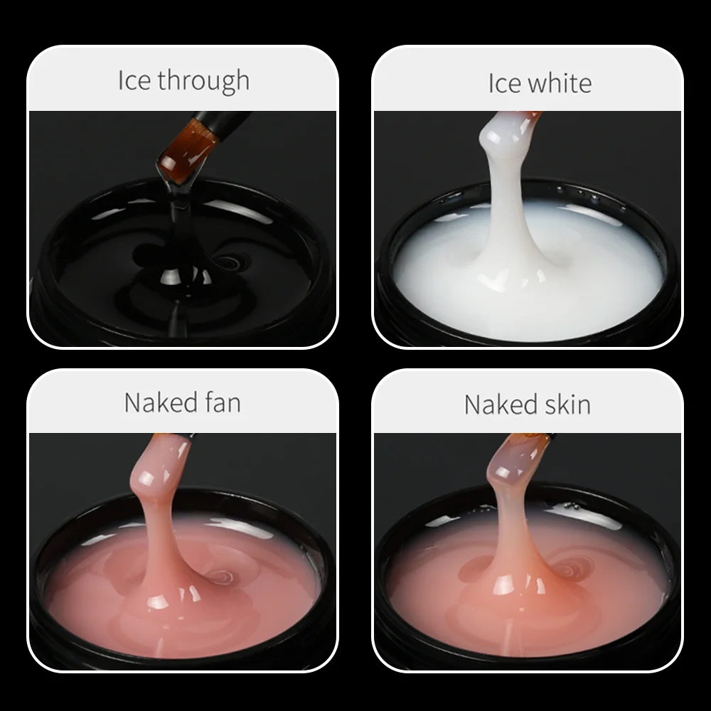 SCI 1kg 5kg private label jelly clear pink liquid cat eye galaxy disco build uv gel in a bottle for nails