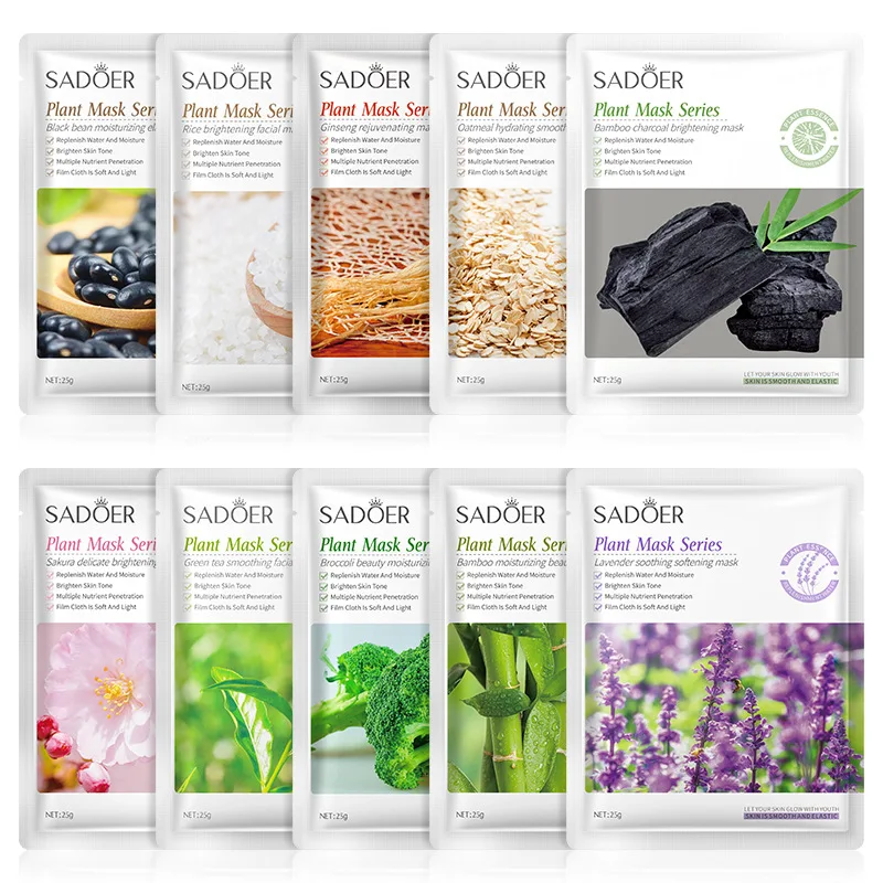 Private Label Cosmetics Face Mask Moisturizing Hydrating Vegetable Fruit Mask For Dry Skin