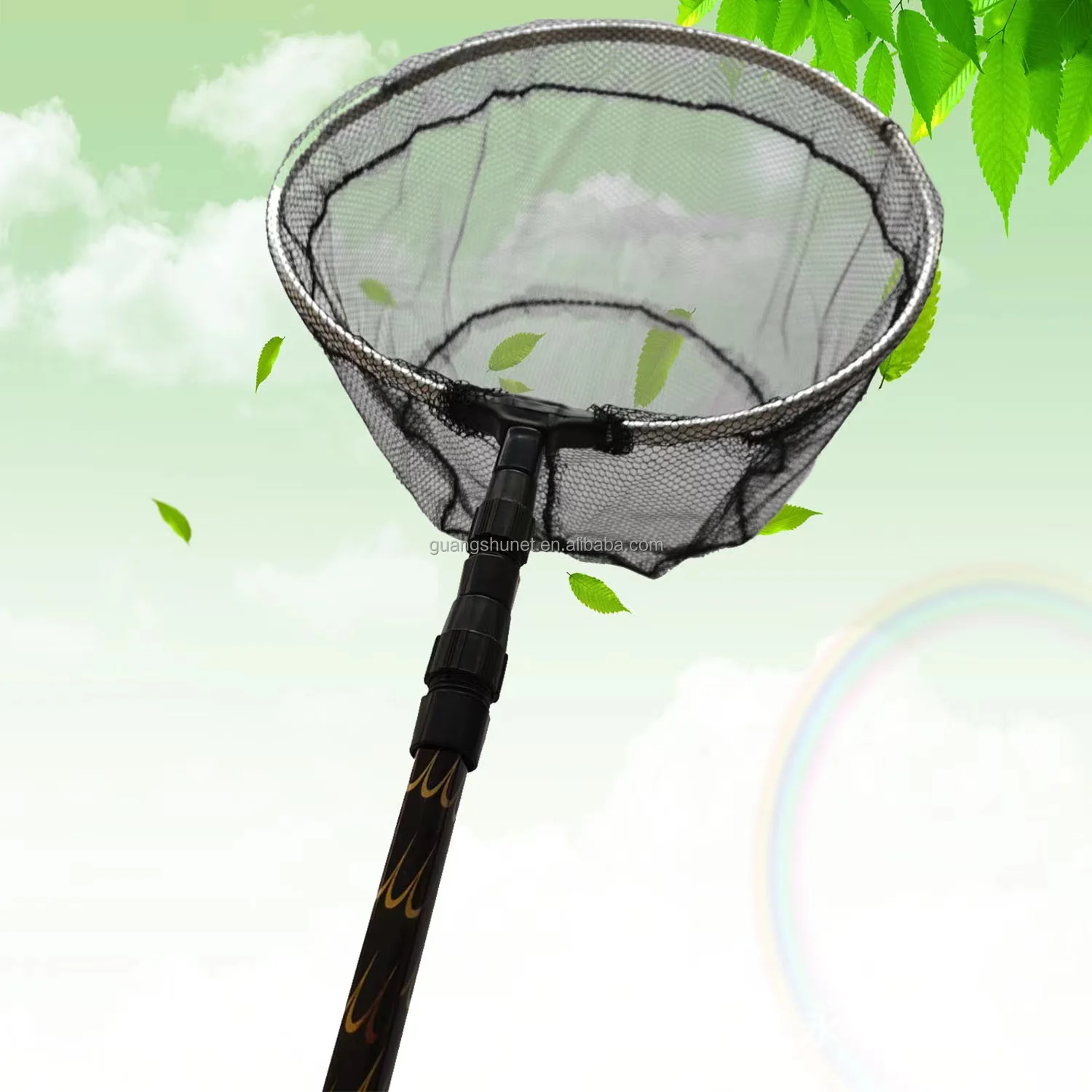 Widely Use for Wade,boat,lake,etc Freshwater or Saltwater Fishing Landing Net with Handle