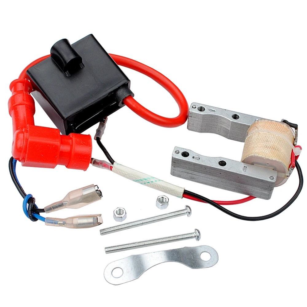 High Performance CDI Ignition Coil + Magneto Coil for 49cc-80cc 2-Stroke Engine Motorized Bicycle Bike