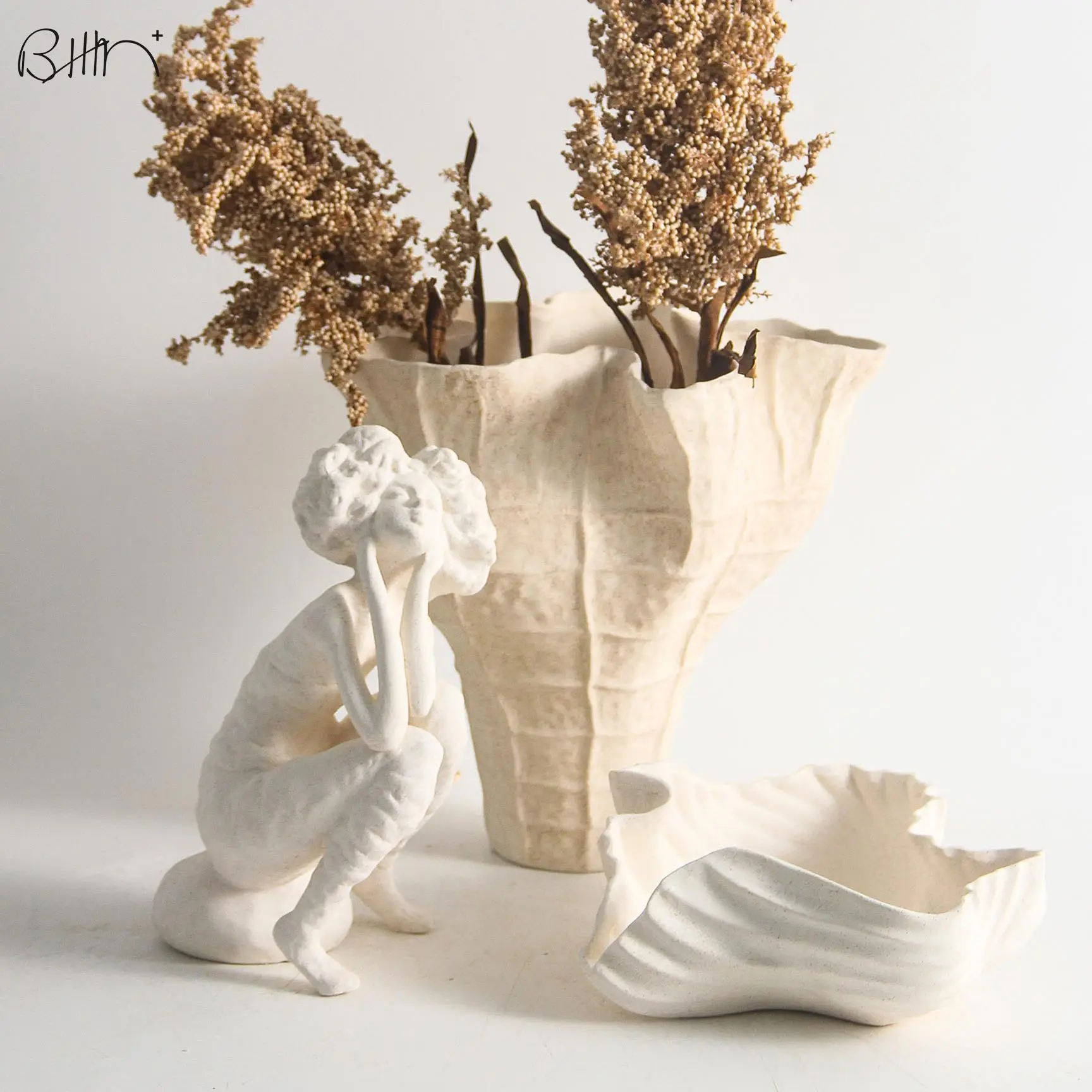 Set decoration Wholesale floor vase home decoration terrarium  vase wood large floor vases