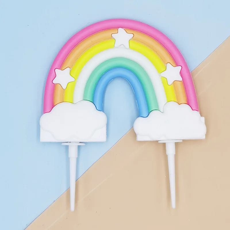Hot selling PVC Party Deco Balloon Star Stuff Birthday Cake Topper Decoration With Tape Base
