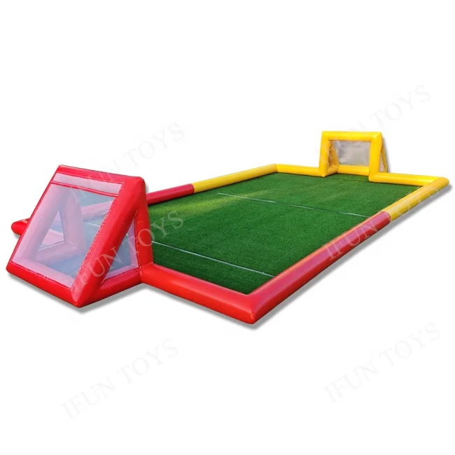 Floating inflatable water football field/water polo field /inflatable beach water polo court for adult