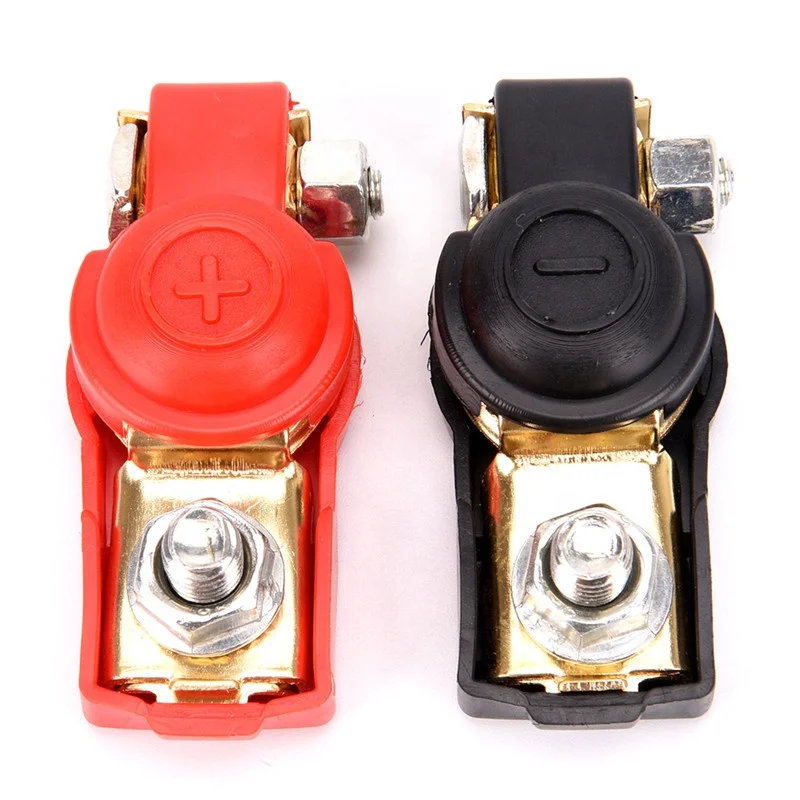 Auto Car Battery Terminal Connector Battery Pair of 12V Quick Release Battery Terminals Clamps For Car Caravan