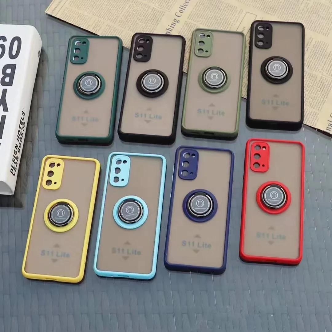 Mobile Accessories Phone Case Magnetic Suction Ring For REALME C2 A1K C20 C21 Luxury Design Phone Cover Case