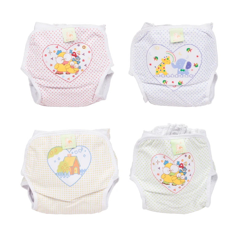 Reusable baby diaper cloth nappies diapers washable high quality pvc diaper cloth pants